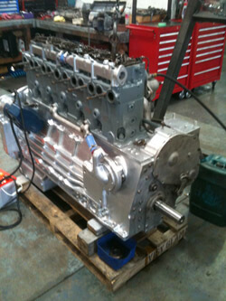 6LXCT marine under rebuild Gardner 6LXDT diesel engine under rebuild